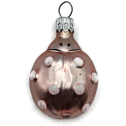Patricia Breen Ladybug Pink White Polka Dots Bug Spring Christmas Tree Ornament