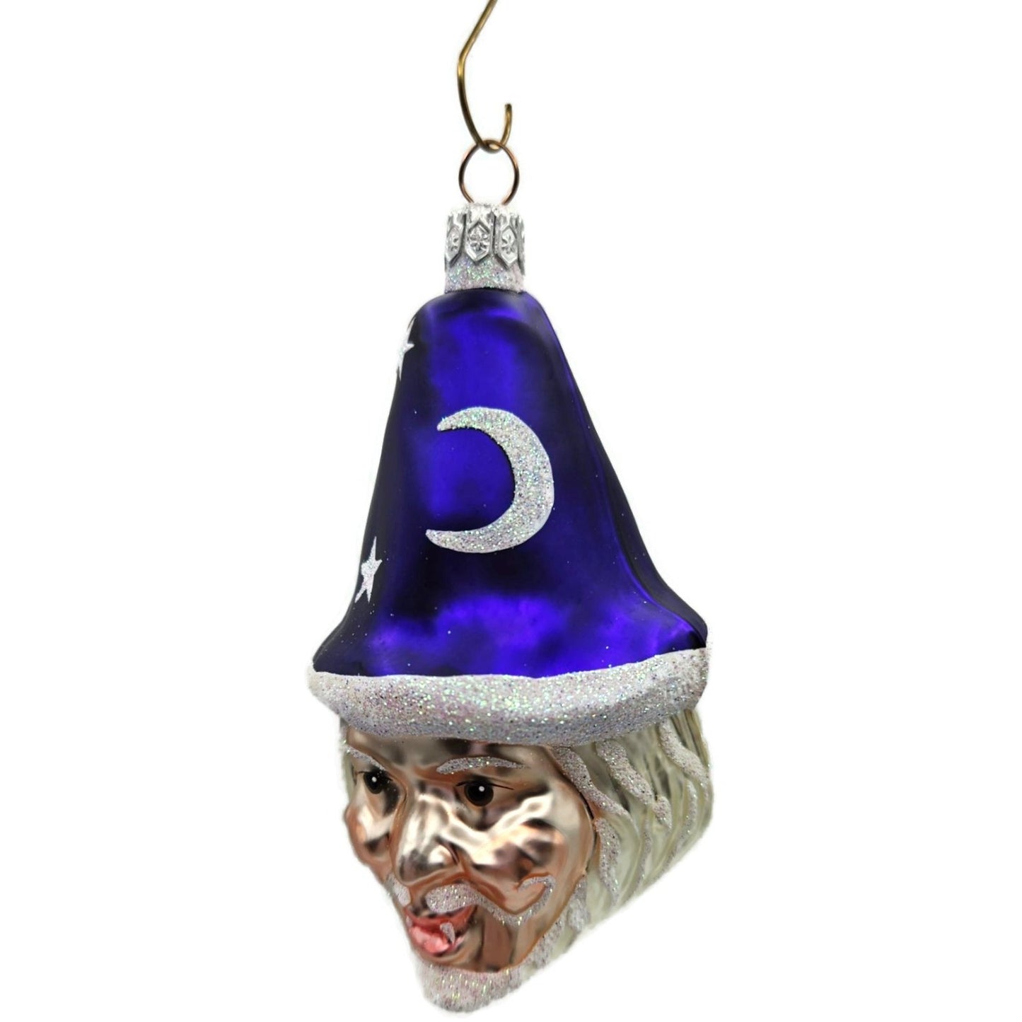 Patricia Breen Witch Hazel Wizard Purple Moon Halloween Christmas Ornament CO