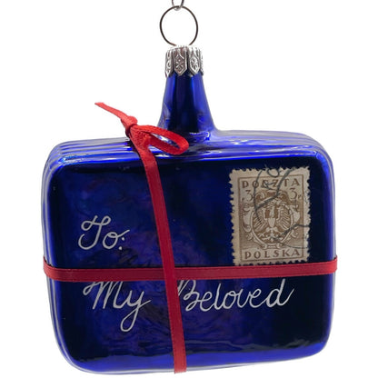Patricia Breen Letter to My Beloved Express Postcard Valentines Ornament 9537