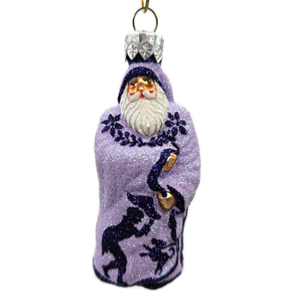 Patricia Breen Mini Redoute Santa Lavender Silhouettes Christmas Ornament 2426