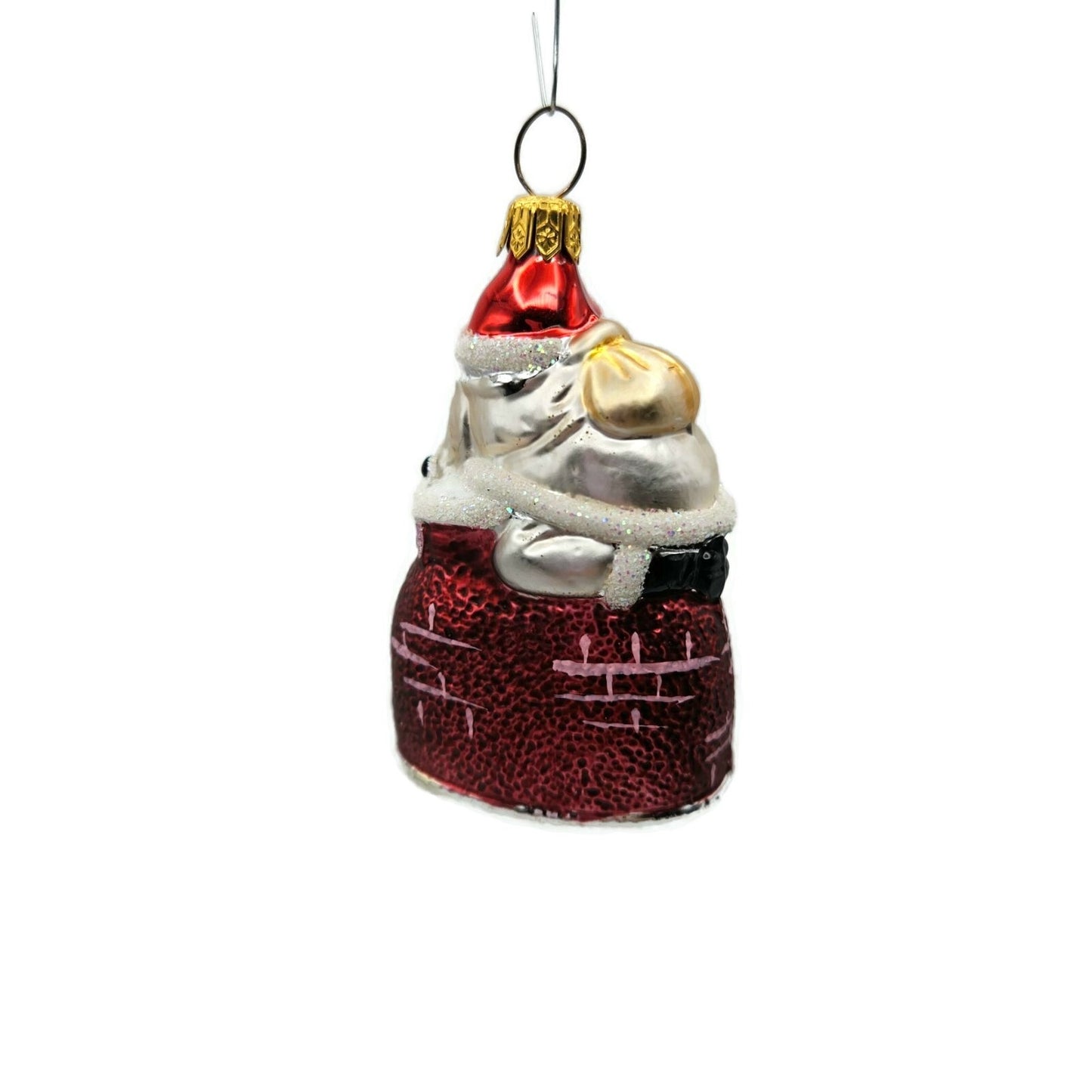 Christopher Radko Special Delivery Santa Chimney Christmas Ornament 93-091-0