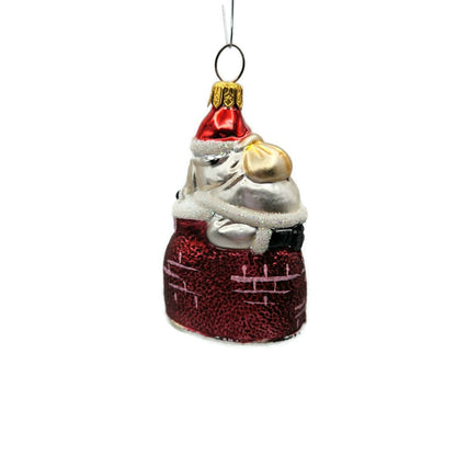 Christopher Radko Special Delivery Santa Chimney Christmas Ornament 93-091-0