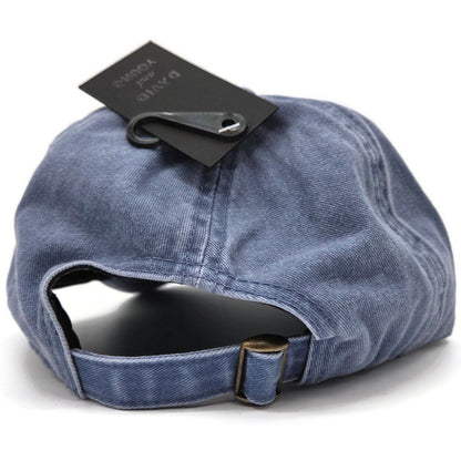 MAMA Baseball Cap Navy Blue Adjustable Hat New Denim Rae Dunn David and Young