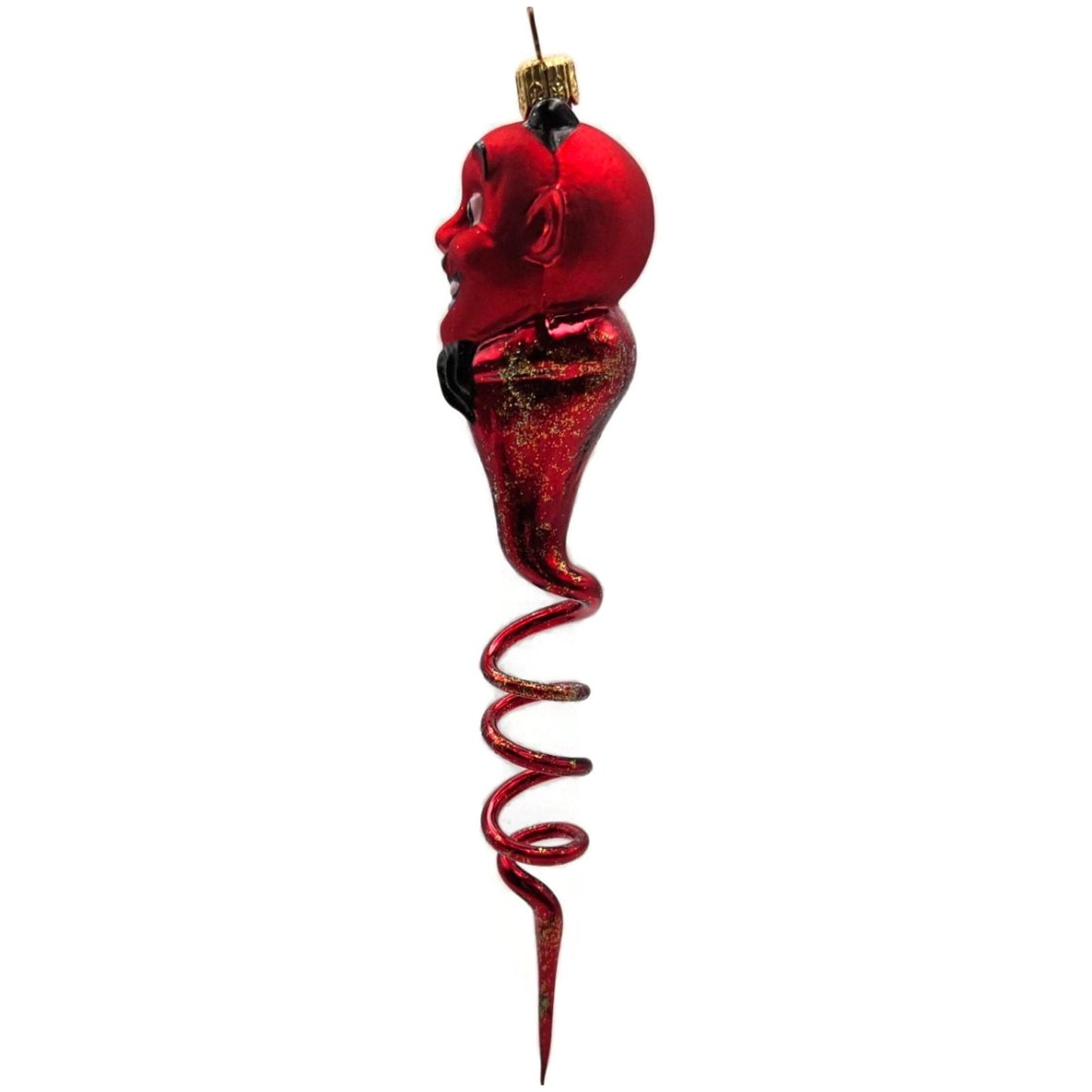 Christopher Radko Tricks for Treats Spiral Devil Red Halloween Ornament 98-047-0