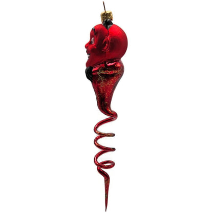 Christopher Radko Tricks for Treats Spiral Devil Red Halloween Ornament 98-047-0