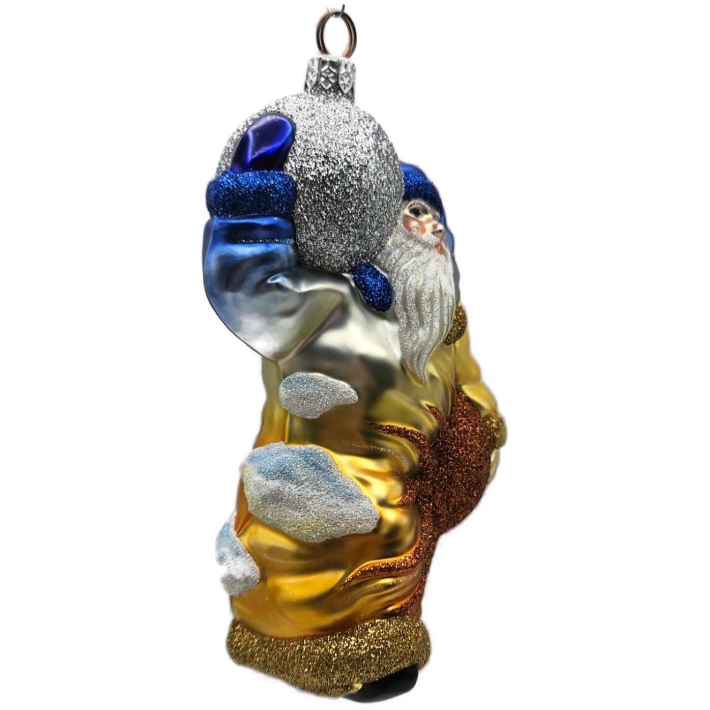 Patricia Breen Planetary Santa Claus Rainbow Sun Celestial Christmas Ornament