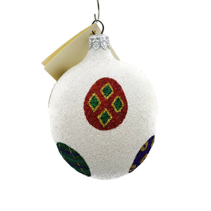 Patricia Breen CATZ Egg Glittered Easter Holiday Christmas Tree Ornament