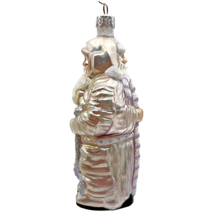 Patricia Breen Millennium Santa Claus Lavender Bag 2000 Christmas Ornament CATZ