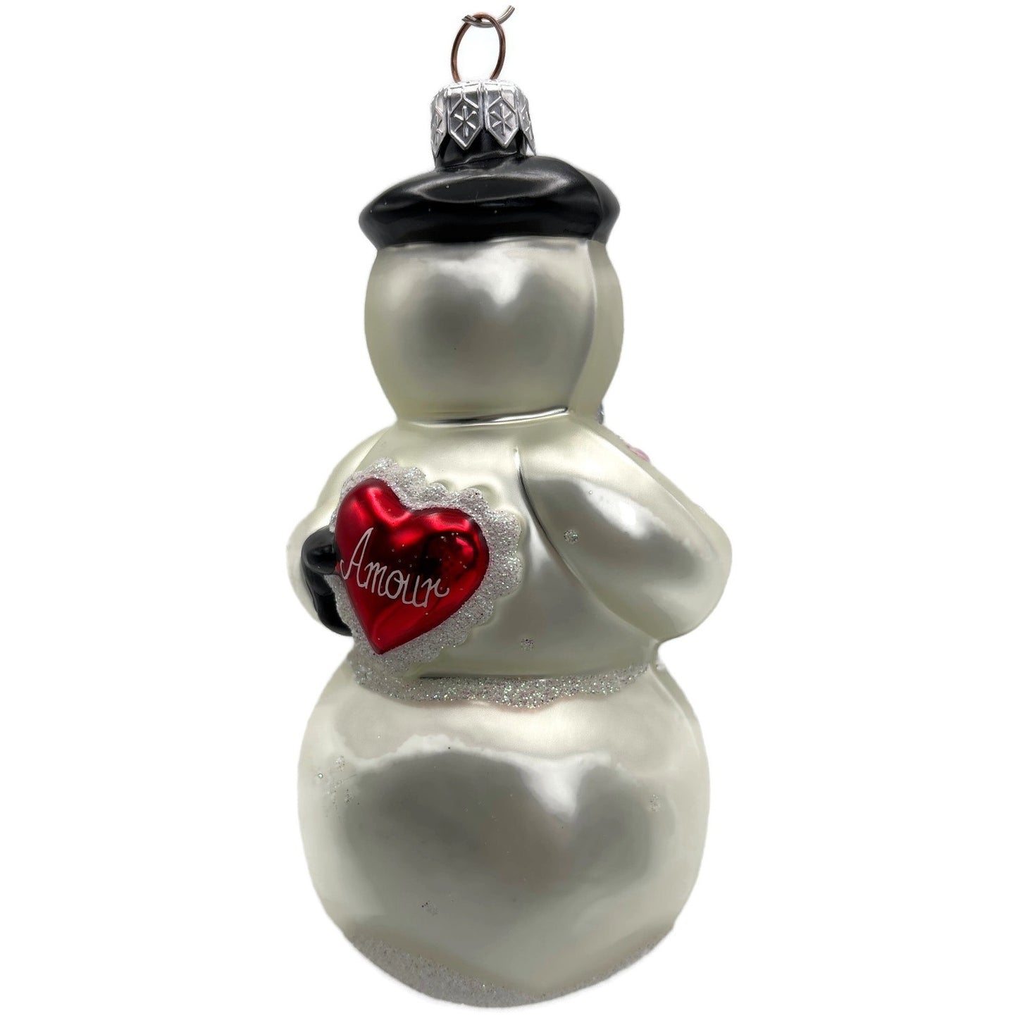 Patricia Breen My Heart Belongs To You Red Heart Amour Dots Christmas Ornament