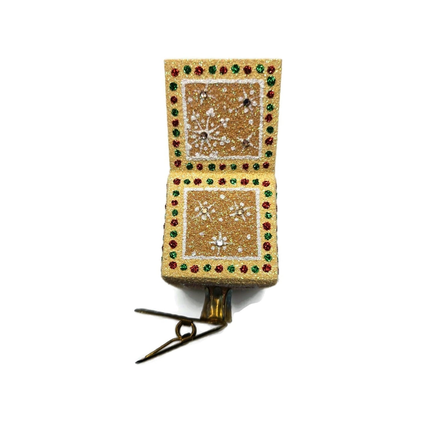 Patricia Breen Jolly Surprise Ginberboy Gingerbread Clip Christmas Tree Ornament