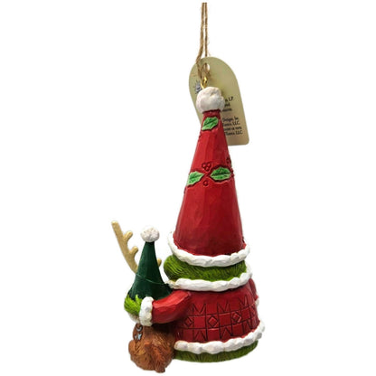 Jim Shore Dr. Seuss Grinch Gnome with Max Dog Enesco Christmas Ornament 6015228