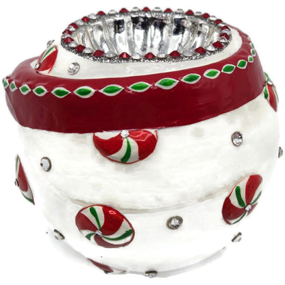 Patricia Breen Happy Holidays Hamish Peppermint Chameleon Christmas Ornament