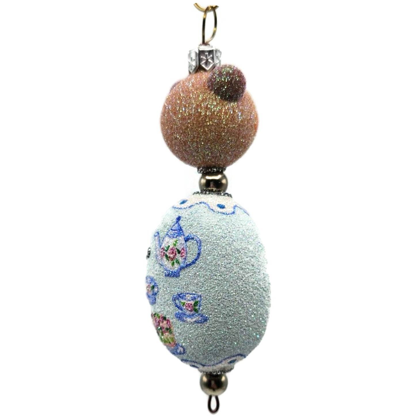 Patricia Breen Kinley Kinetics Teddy Bears Tea Party Spring Holiday Ornament