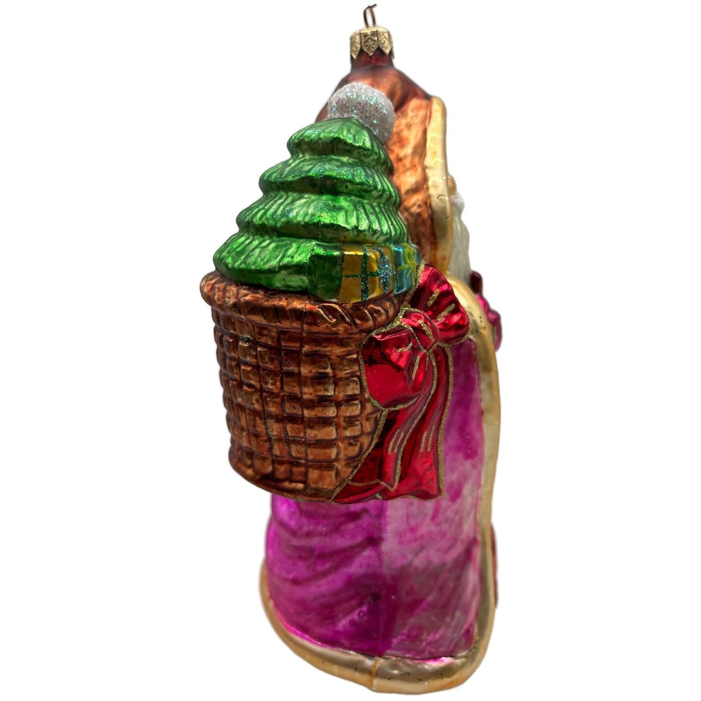 Christopher Radko Enchanted Noel Santa Christmas Tree Ornament 98-182-0 Glass
