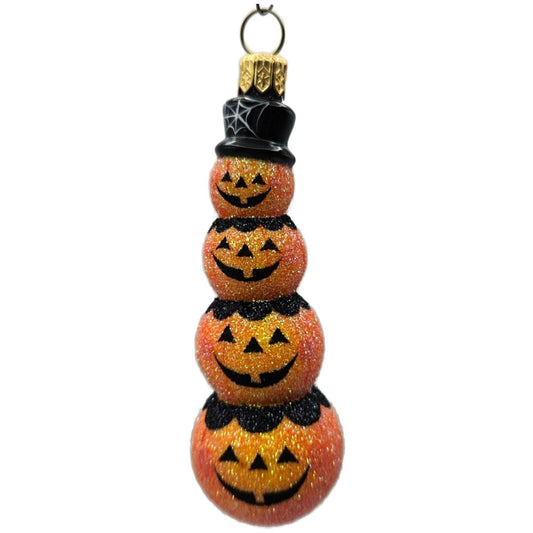 Patricia Breen Halloween Heads Up Snowman Jack-O-Lantern Christmas Tree Ornament