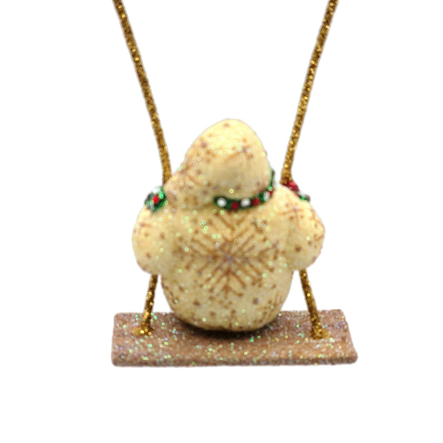 Patricia Breen Swing Time Gingerbread Santa Claus Candy Christmas Tree Ornament