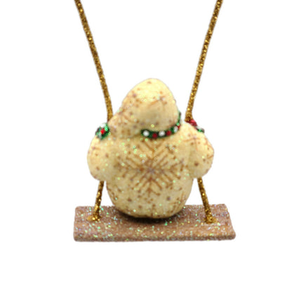 Patricia Breen Swing Time Gingerbread Santa Claus Candy Christmas Tree Ornament