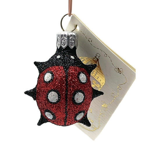 Patricia Breen Miniature Egg Surprise Ladybug Easter Christmas Bug Ornament 2531
