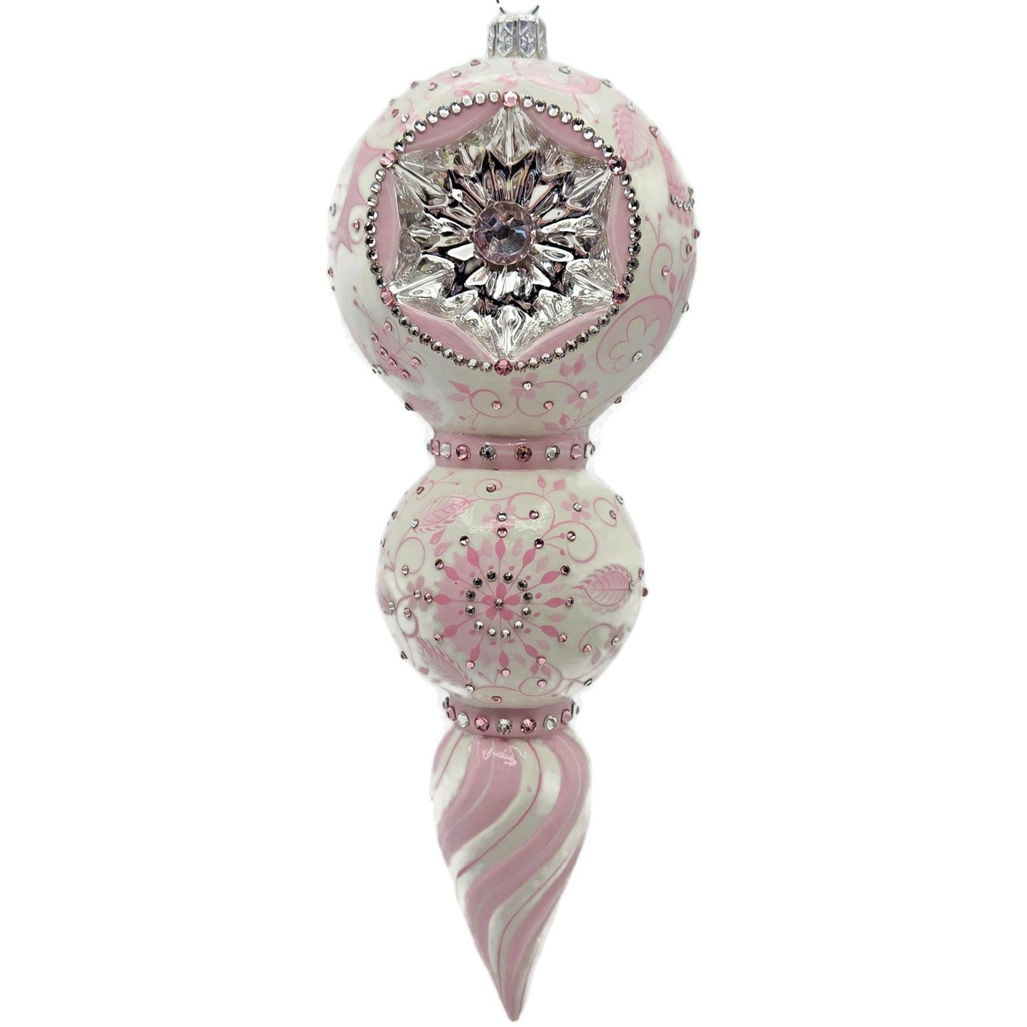 Patricia Breen Bedazzling Reflector Pink Reflector Christmas Ornament CATZ Rare