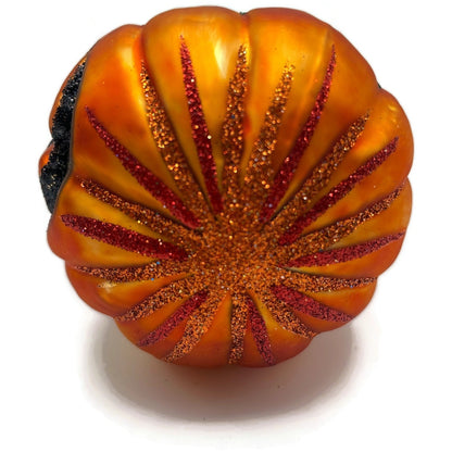 Larry Fraga Creepy Crawler Pumpkin Jack-o-Lantern Spider Halloween Ornament