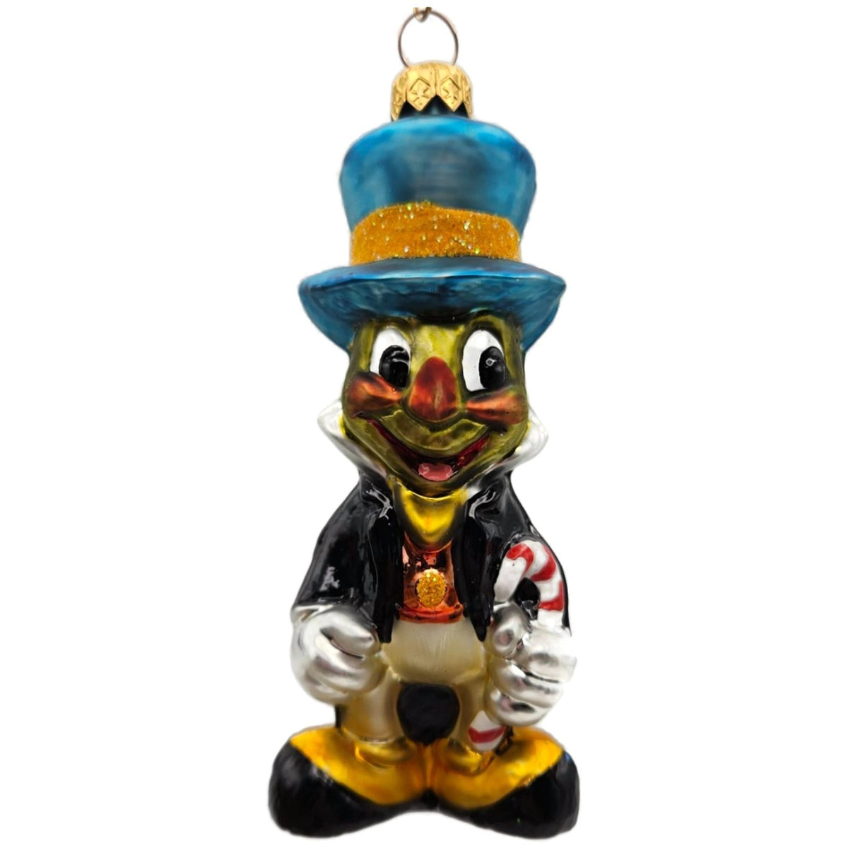 Christopher Radko By Jiminy Cricket Disney Limited Edition Christmas Ornament