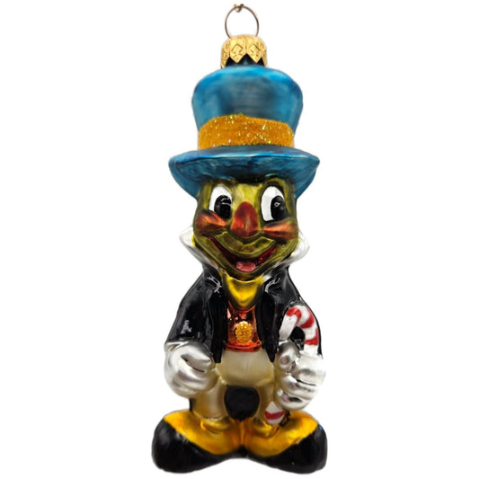 Christopher Radko By Jiminy Cricket Disney Limited Edition Christmas Ornament