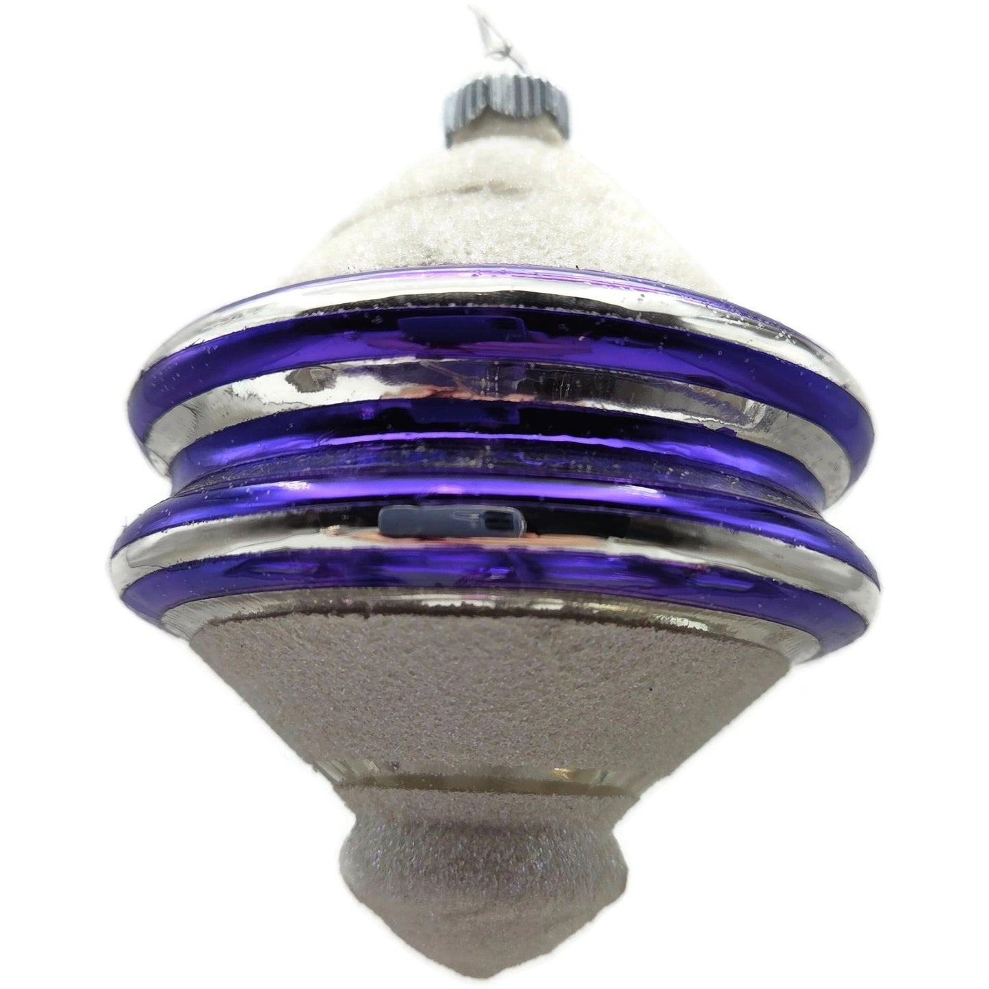 Christopher Radko Shiny Brite Snow Tops Christmas Tree Ornament Set 4001370