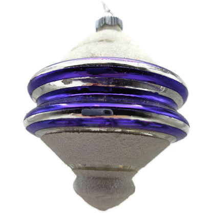 Christopher Radko Shiny Brite Snow Tops Christmas Tree Ornament Set 4001370