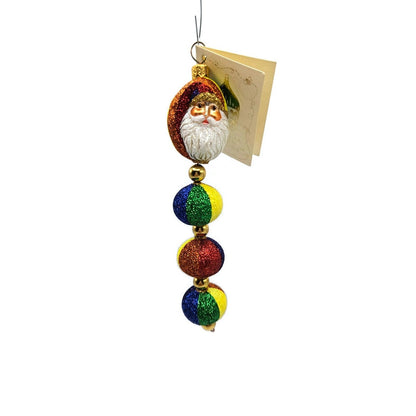 Patricia Breen Santa Claus Kinetic Icicle Rainbow Colors Christmas Tree Ornament