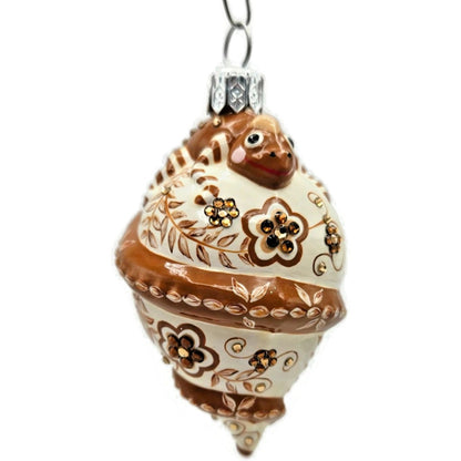 Patricia Breen Topping Chameleon Zalipie Bark Spring Christmas Tree Ornament