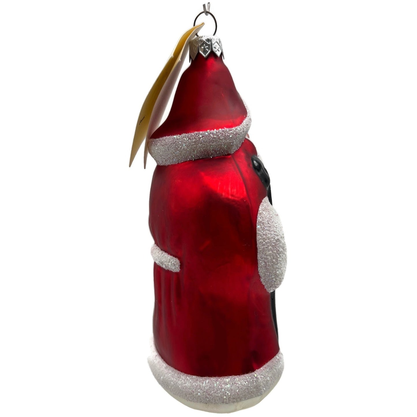 Patricia Breen Woodland Santa Claus Cherry Red Christmas Tree Ornament