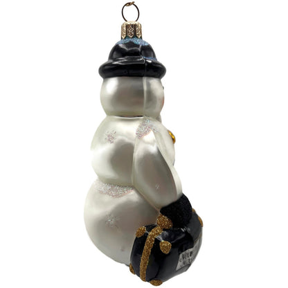 Patricia Breen Professor Mercury Snowman Christmas Tree Ornament Neiman Marcus