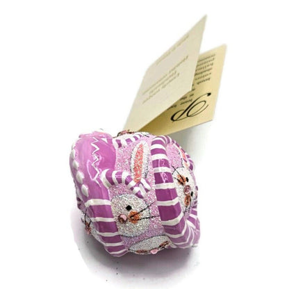 Patricia Breen James Twice Bunnies Chameleon Pink Easter Christmas Tree Ornament