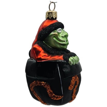Patricia Breen MMMonster Present Black Orange Halloween Christmas Ornament 9920