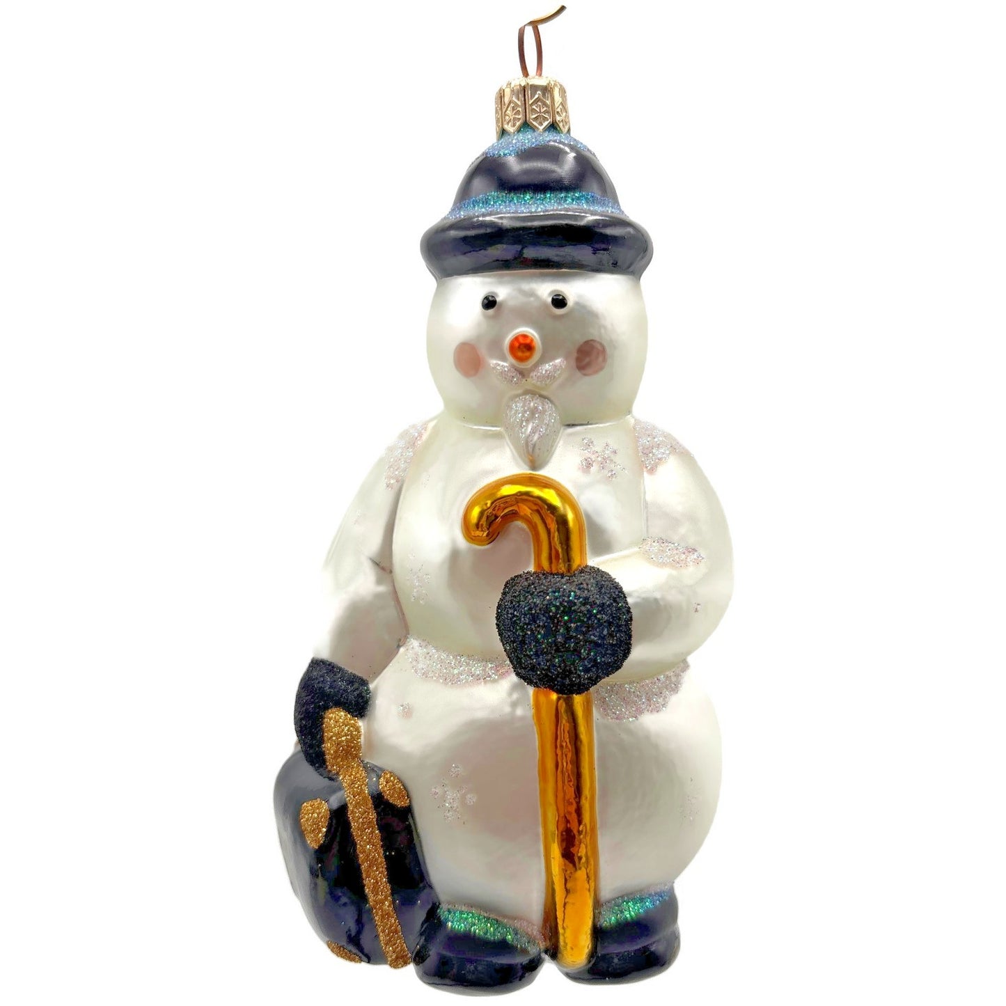 Patricia Breen Professor Mercury Snowman Christmas Tree Ornament Neiman Marcus