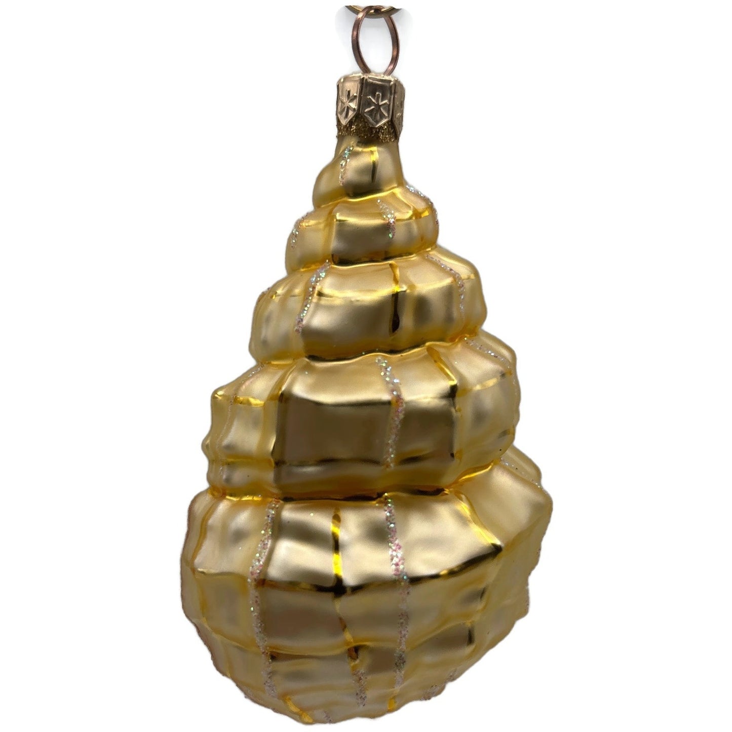 Patricia Breen Eric's Shell Gold Summer Nautical Aquatic Christmas Ornament CATZ
