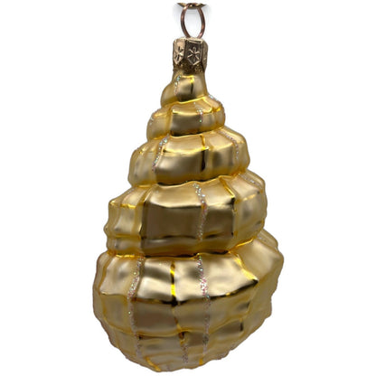 Patricia Breen Eric's Shell Gold Summer Nautical Aquatic Christmas Ornament CATZ
