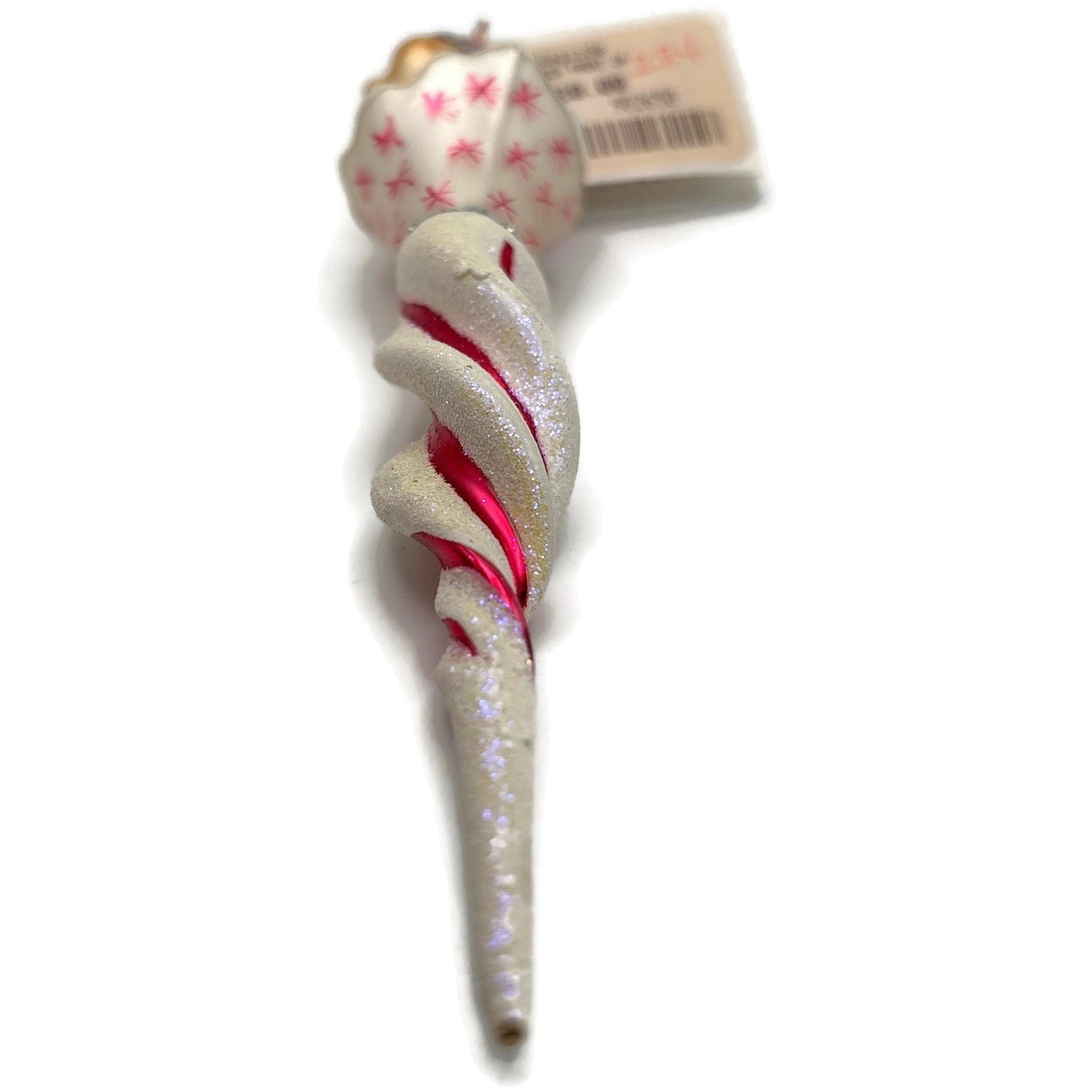 Christopher Radko Jack Frost Jr. Red Icicle Christmas Tree Ornament 98-265-0