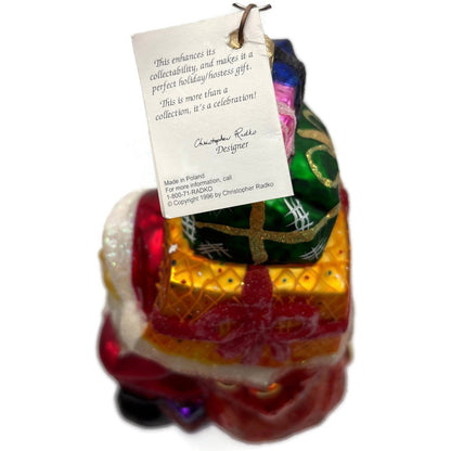 Christopher Radko Piled Mile High Santa Christmas Tree Ornament 97-234-0