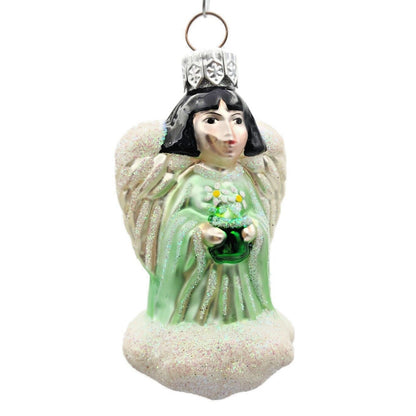 Patricia Breen Quartet of Angels Pastel Flowers Christmas Holiday Tree Ornament