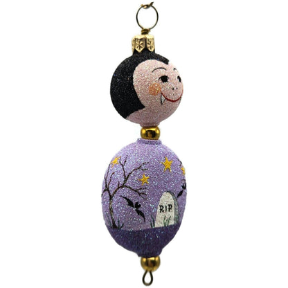 Patricia Breen Kinley Kinetics II The Count Moon Purple Halloween Ornament CATZ