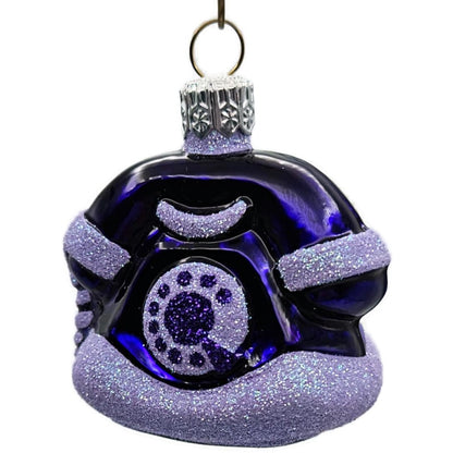 Patricia Breen Miniature Fine Phone Purple Lavender Christmas Tree Ornament CATZ