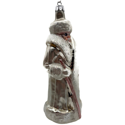 Christopher Radko Russian Santa Claus White Christmas Tree Ornament 91-112-1
