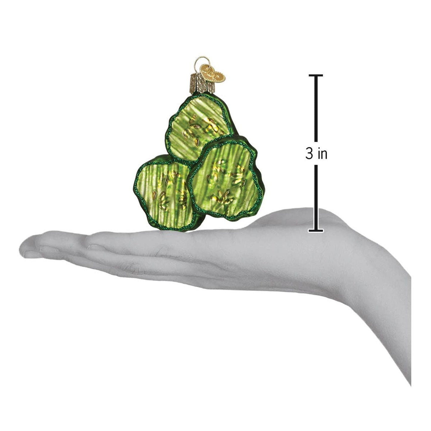 Pickle Chips Ornament: Old World Christmas Green Vegetable OWC