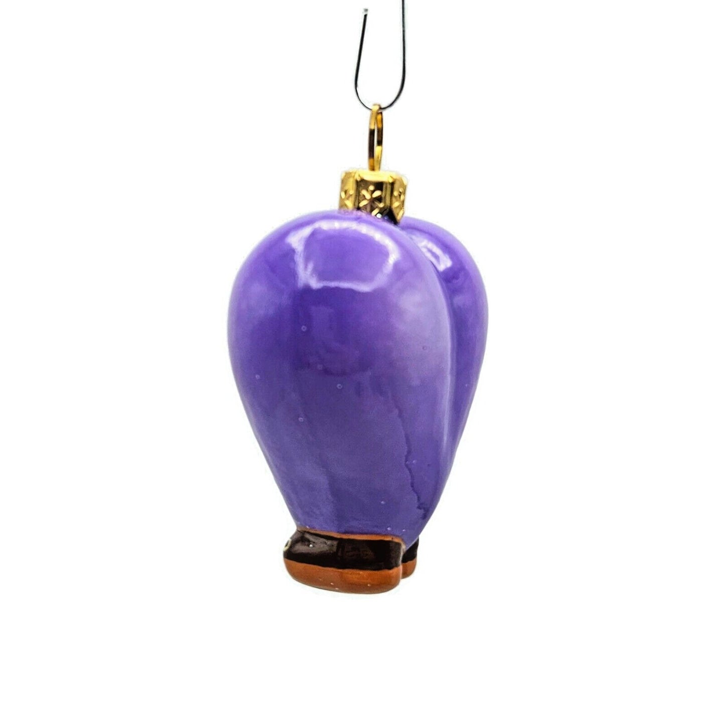 Patricia Breen Amour Masquerade Violet Heart Valentines Christmas Tree Ornament