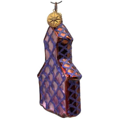 Christopher Radko Ginger Chapel Gem Pink Christmas Tree Ornament 01-0779-0