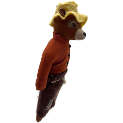 Gladys Boalt Brer Bear Uncle Remus Brown Fabric Christmas Tree Ornament Signed
