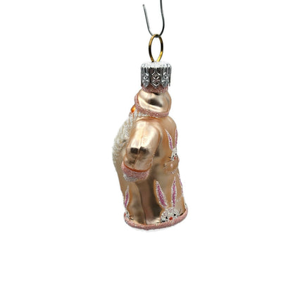 Patricia Breen Spirited Santa Easter Bunny Pink Christmas Holiday Tree Ornament