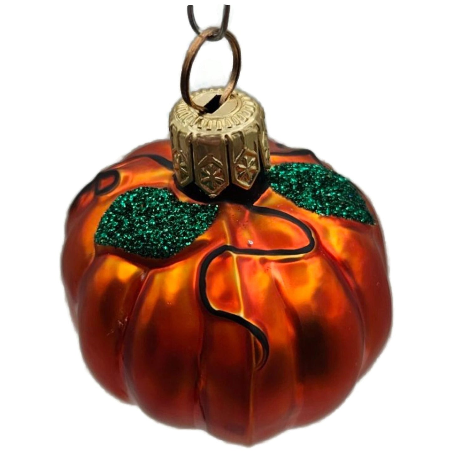 Patricia Breen Miniature Pumpkin Orange Halloween Christmas Tree Ornament CATZ