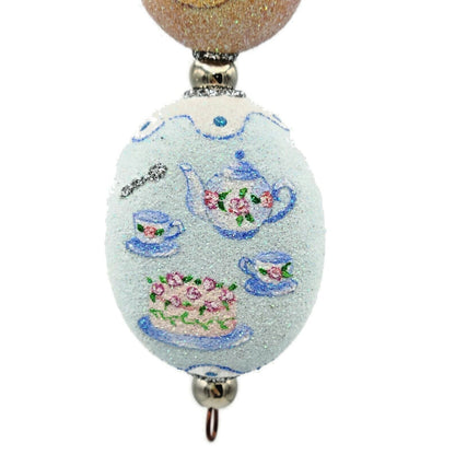 Patricia Breen Kinley Kinetics Teddy Bears Tea Party Spring Holiday Ornament